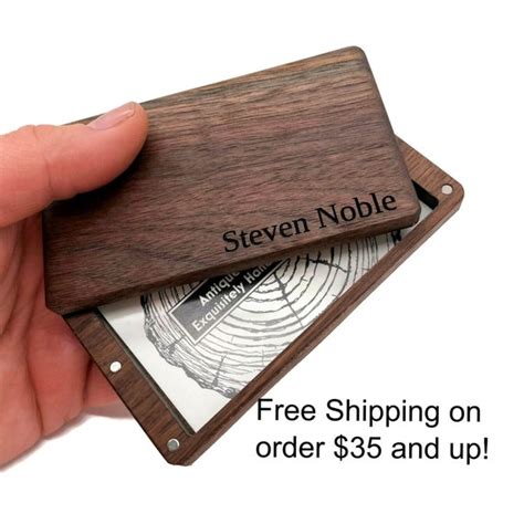 durable business card holder.